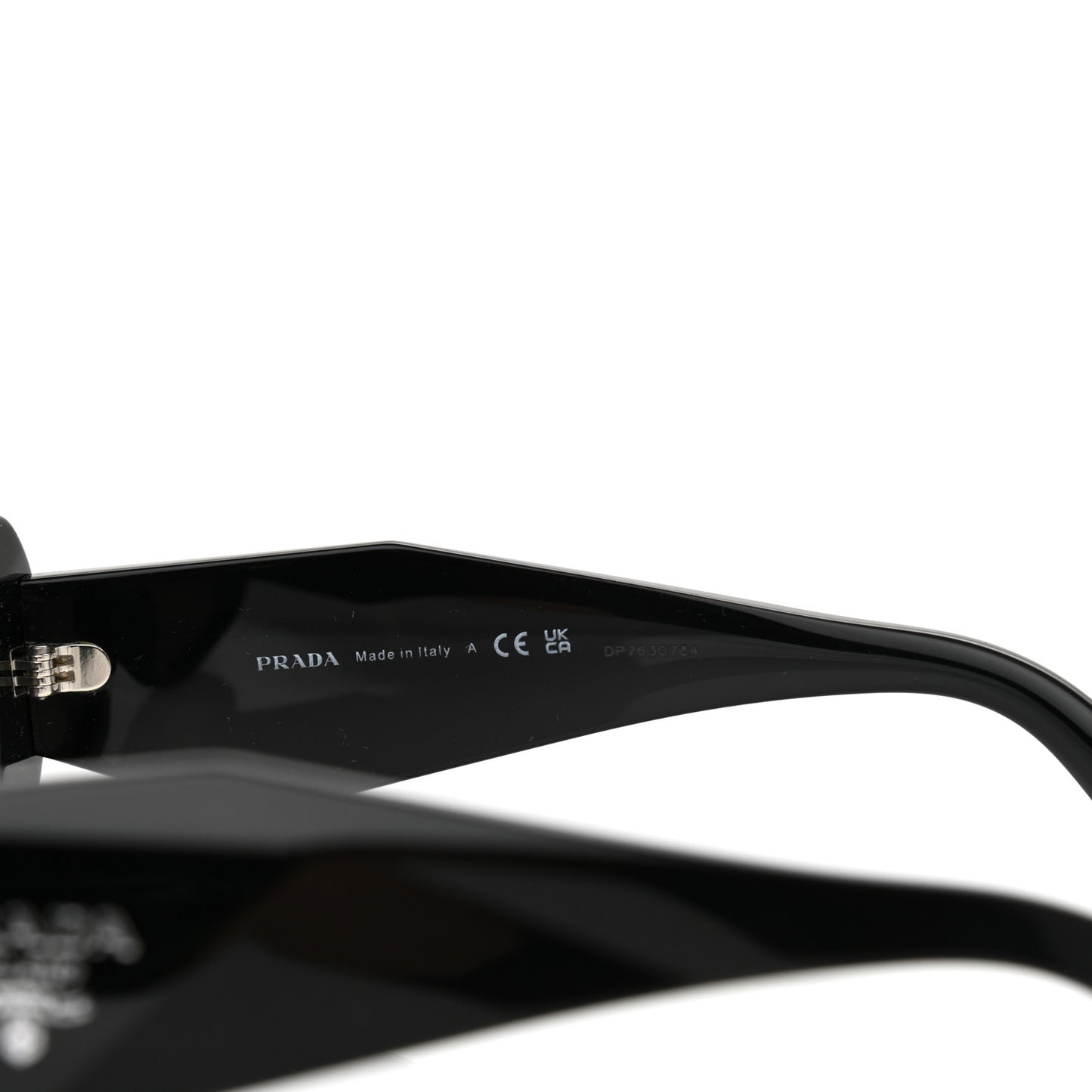 Acetate Symbole Sunglasses SPR 17W Black