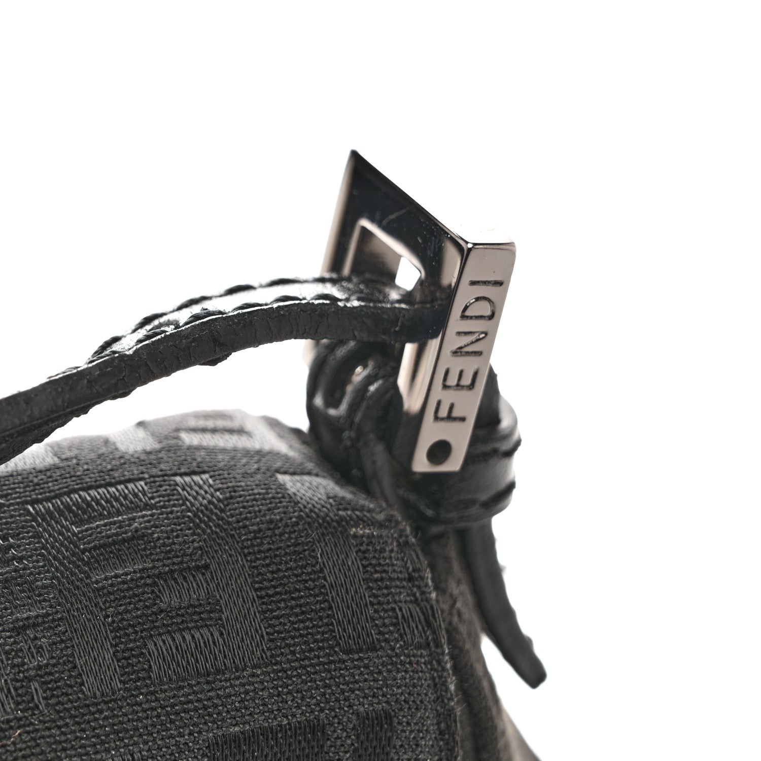 Fendi Zucchino Mini Mama Baguette Black 11 of 12