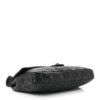 Chanel Lambskin Quilted Jumbo Roll 2.55 Reissue Clutch Black 3 of 10