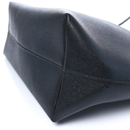 Fendi Vitello Elite Cuoio Monster Buggies Medium Roll Tote Black Multicolor Blue Cobalto 9 of 9