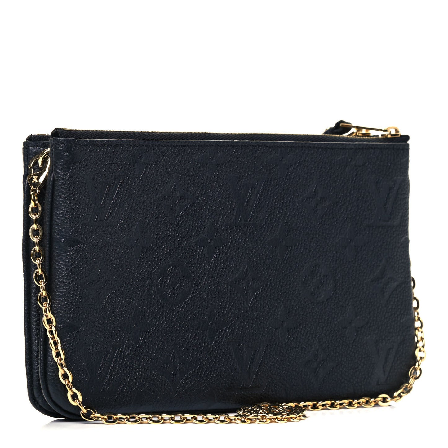 Empreinte Double Zip Pochette Black