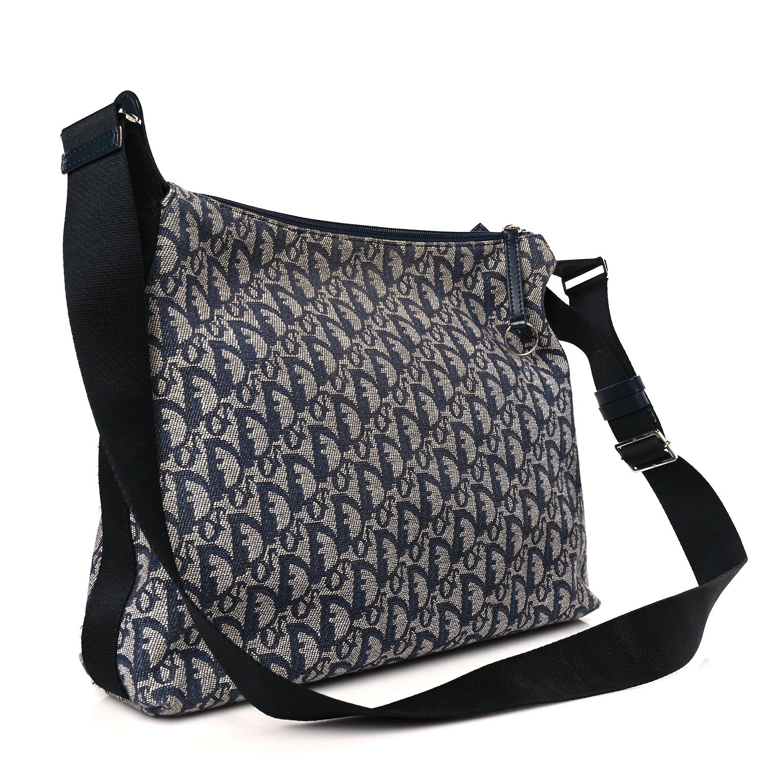 Christian Dior Monogram Messenger Blue 3 of 9