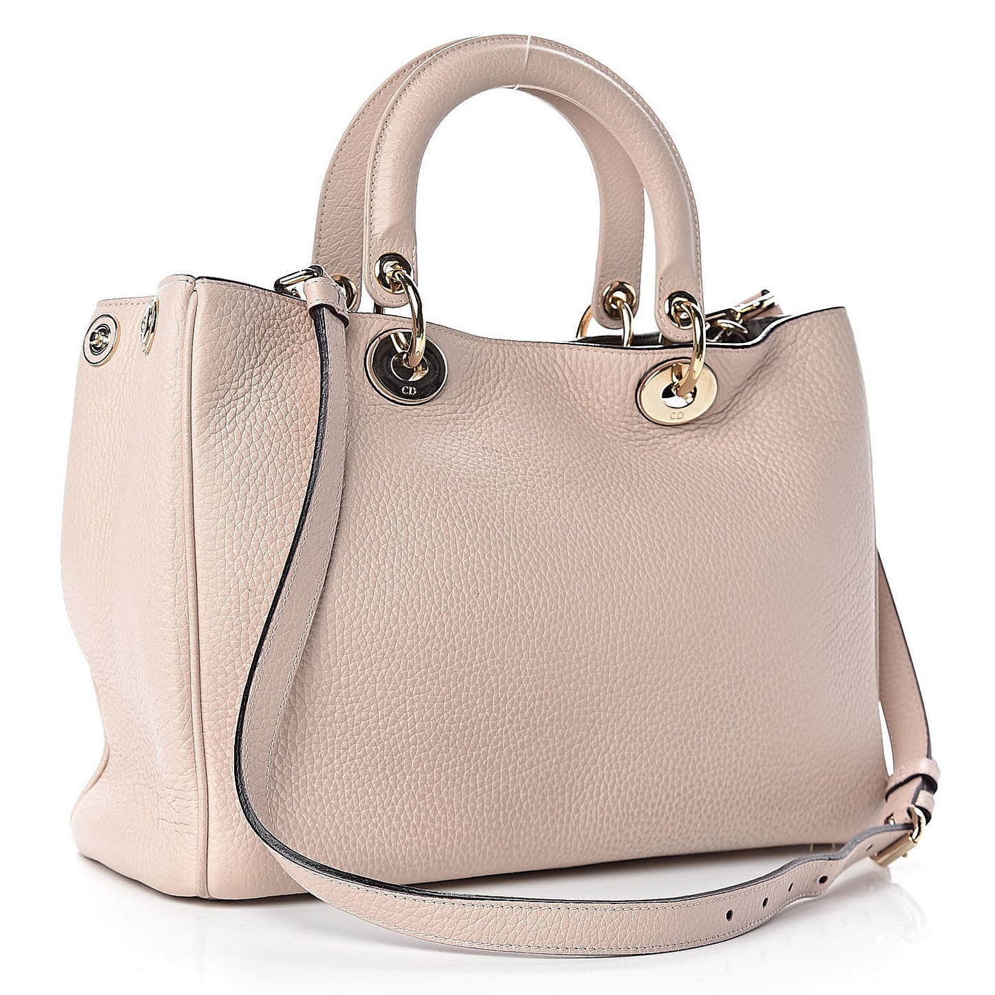 Bullcalf Medium Diorissimo Tote Rose Poudre