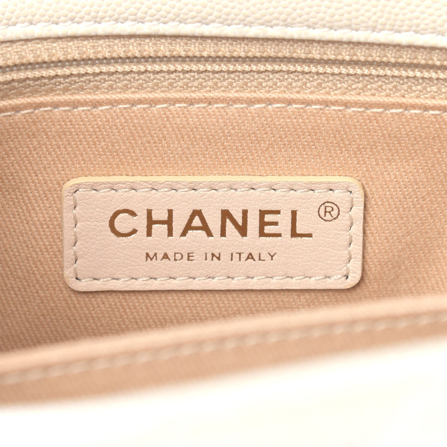 Chanel Iridescent Caviar Quilted Mini Coco Handle Flap White 6 of 11