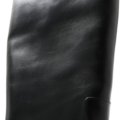 Christian Louboutin Calfskin Lock Kate Botta 100 Knee High Boots 40 Black 11 of 13