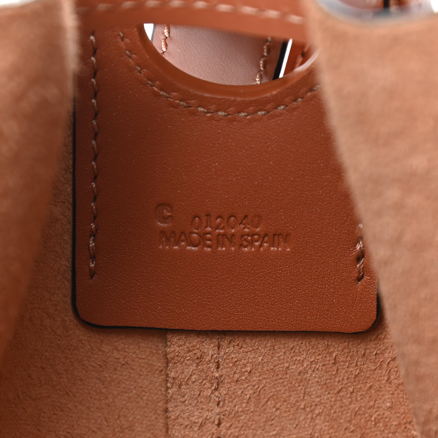 Loewe Calfskin Balloon Bucket Bag Tan 7 of 10