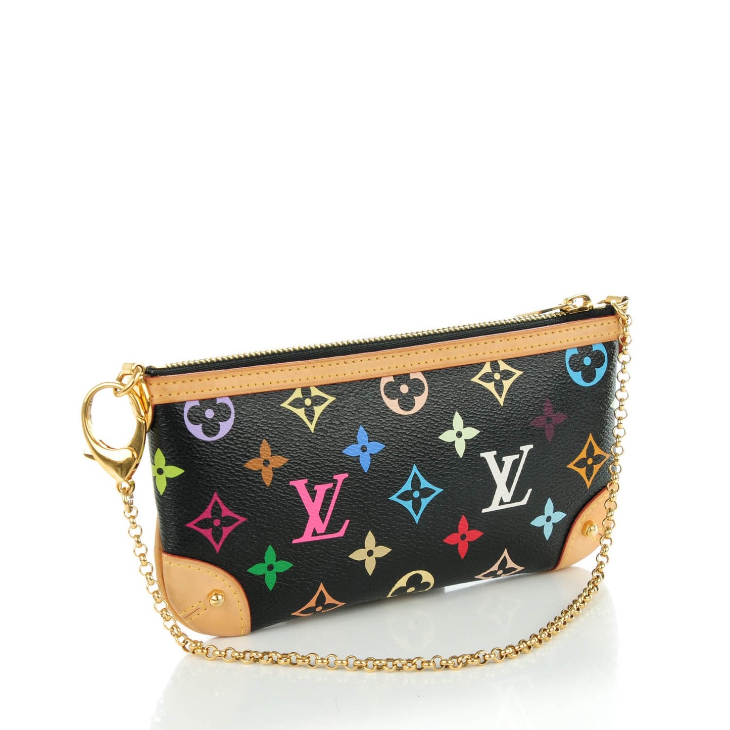 Monogram Multicolor Pochette Milla MM Black