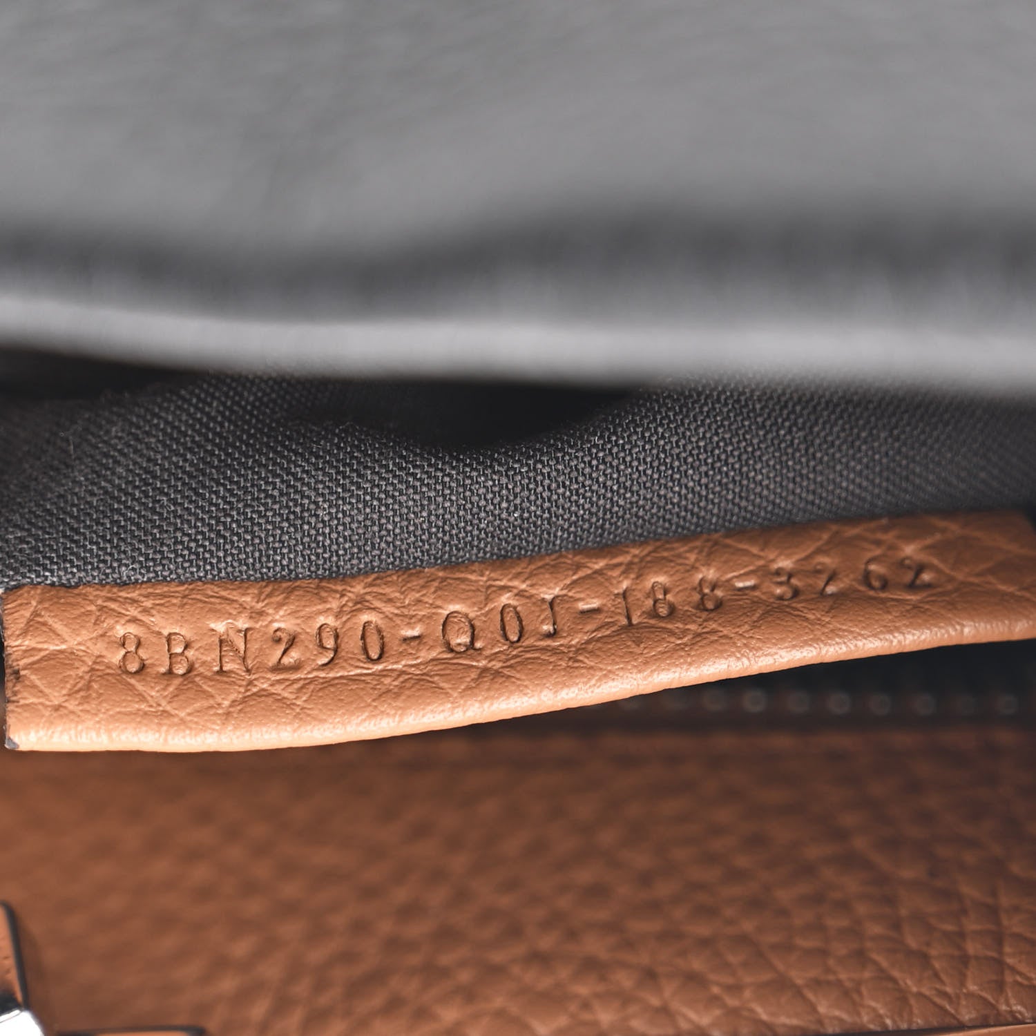 Fendi Cuoio Romano Selleria Bi-Color Medium Peekaboo Iconic Satchel Black Mou Black Mou 8 of 11
