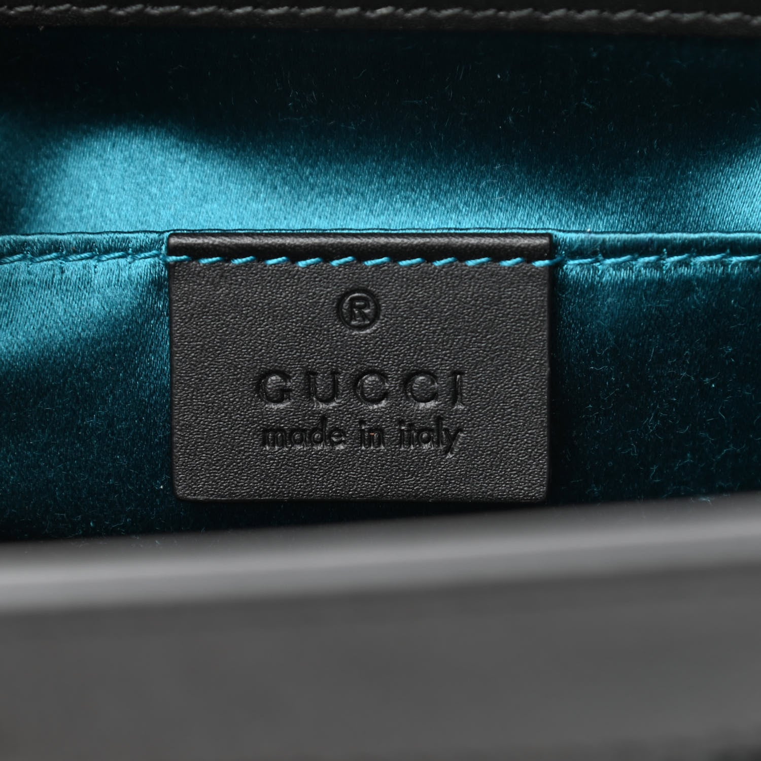 Gucci Suede Patent GG Web Small Ophidia Chain Shoulder Bag Black 6 of 11