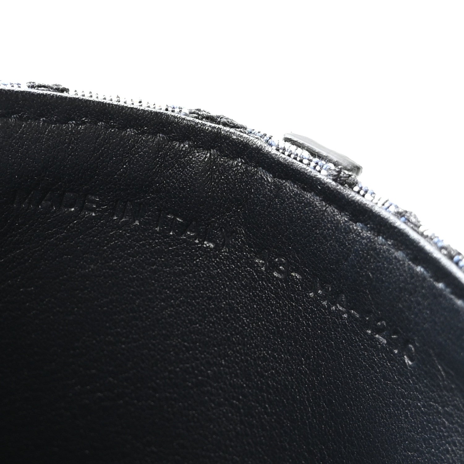 Christian Dior Oblique Nano Saddle Chain Pouch Blue 7 of 11