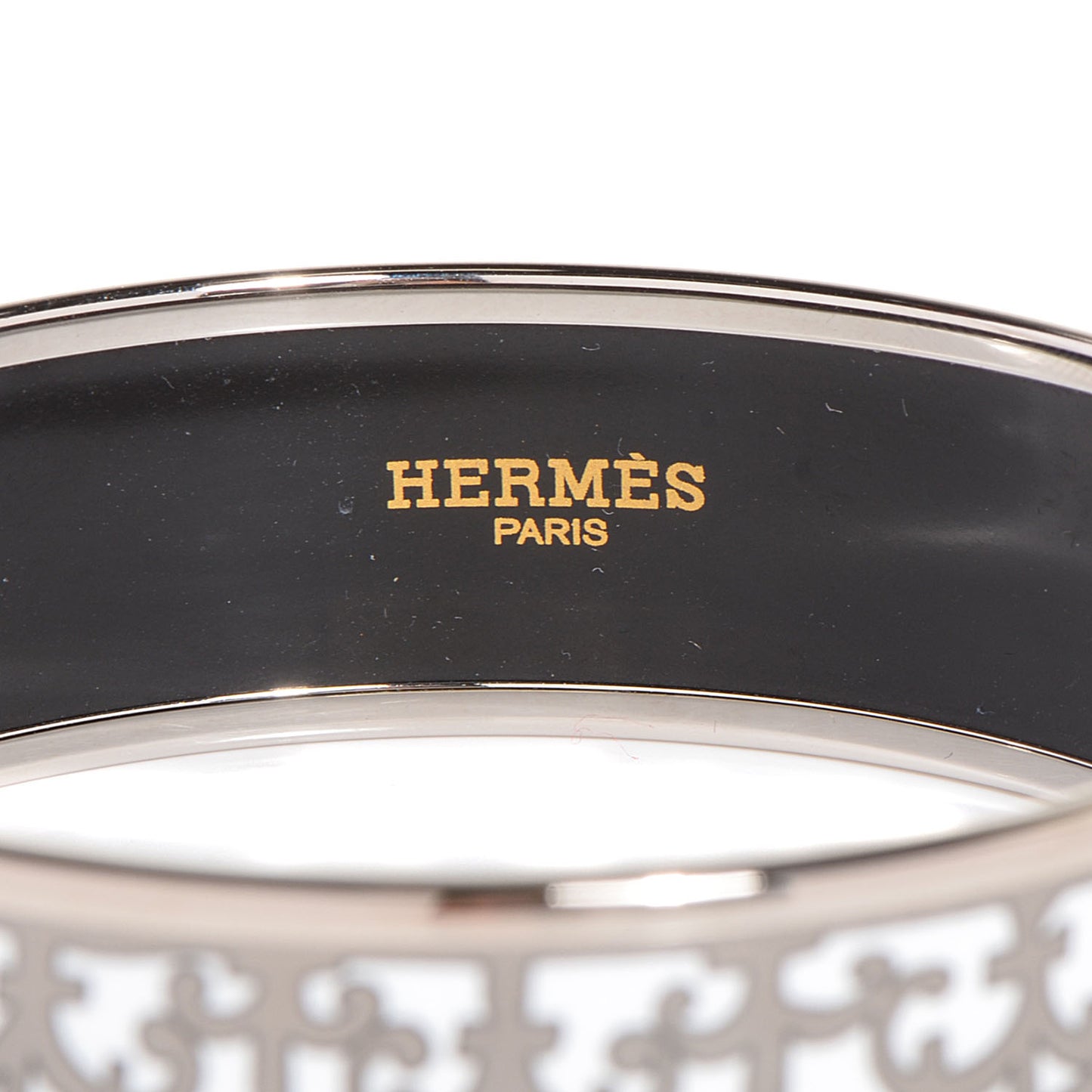 Enamel Printed Wide Balcons du Guadalquivir Bracelet 65 Silver