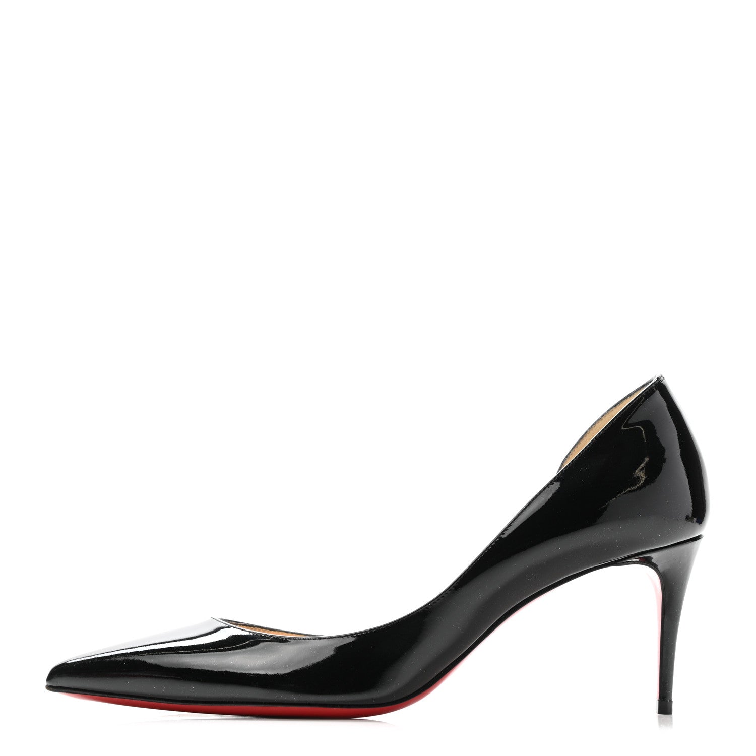 Christian Louboutin Patent Iriza 70 Pumps 37 Black 1 of 10