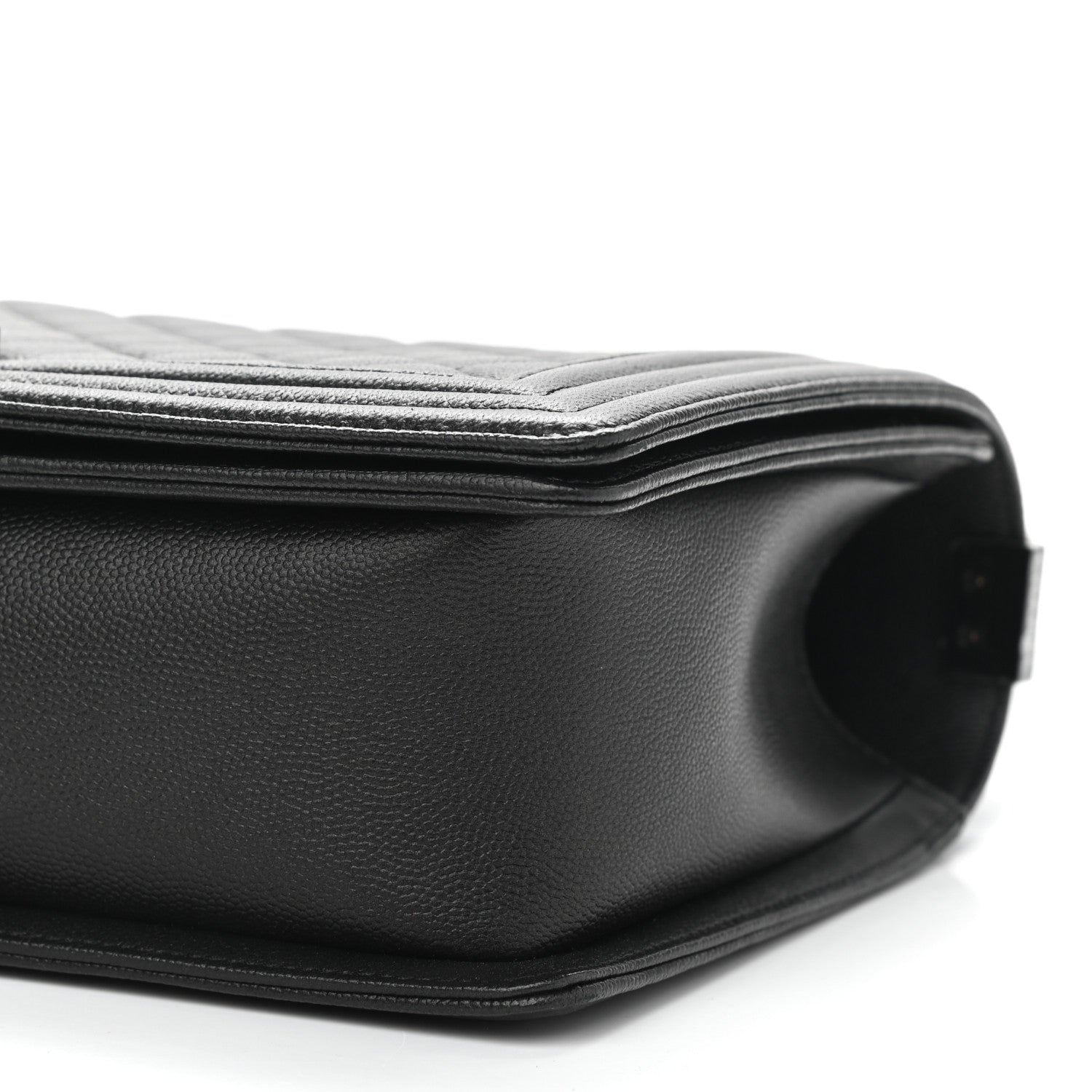 Chanel Caviar Quilted New Medium Boy Flap So Black 11 of 12