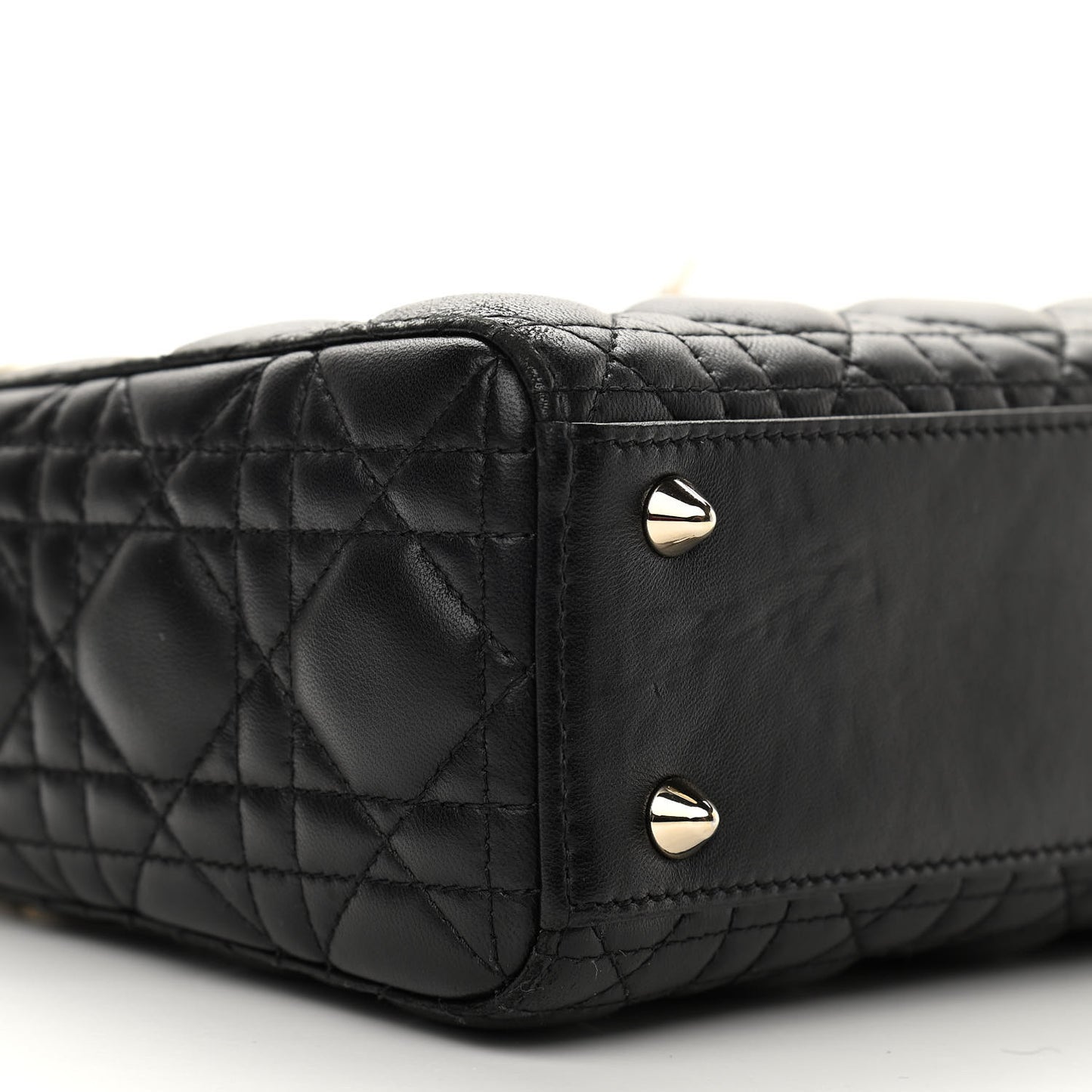 Lambskin Cannage Small My ABCDior Lady Dior Black