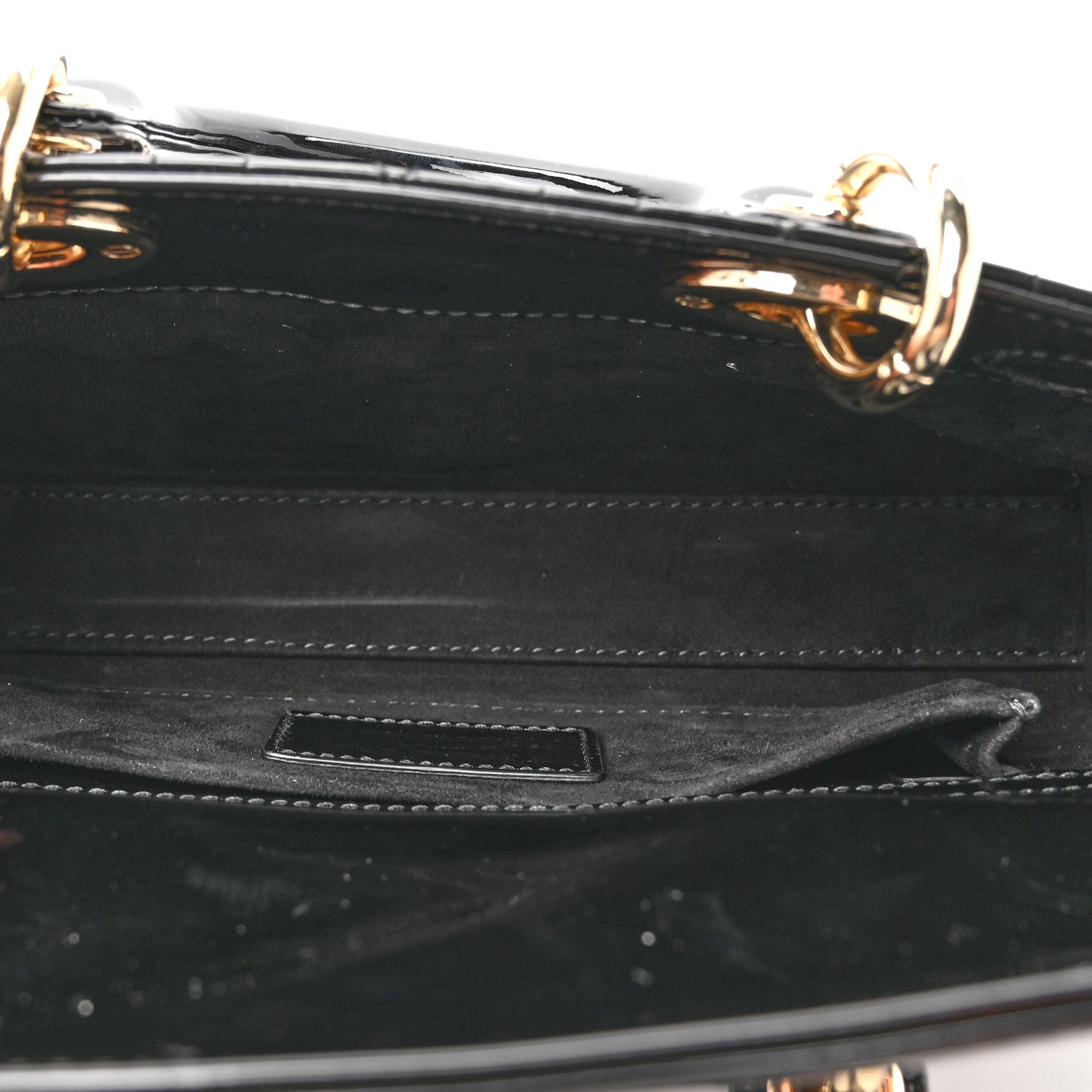 Christian Dior Patent Cannage Small Lady D-Joy Black 5 of 10