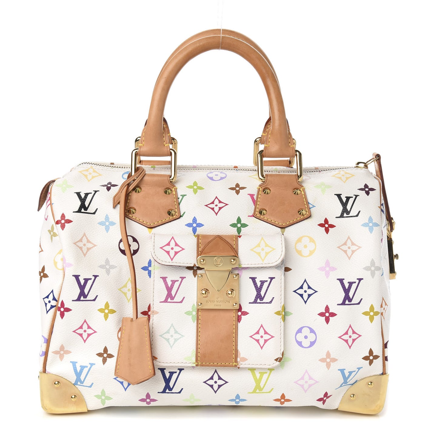 Monogram Multicolor Speedy 30 White