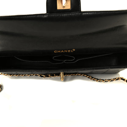 Chanel Lambskin East West Chocolate Bar Flap Black 4 of 8