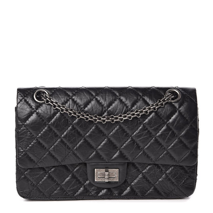Chanel Aged Calfskin Quilted 2.55 Reissue 225 Flap Black 1 of 12