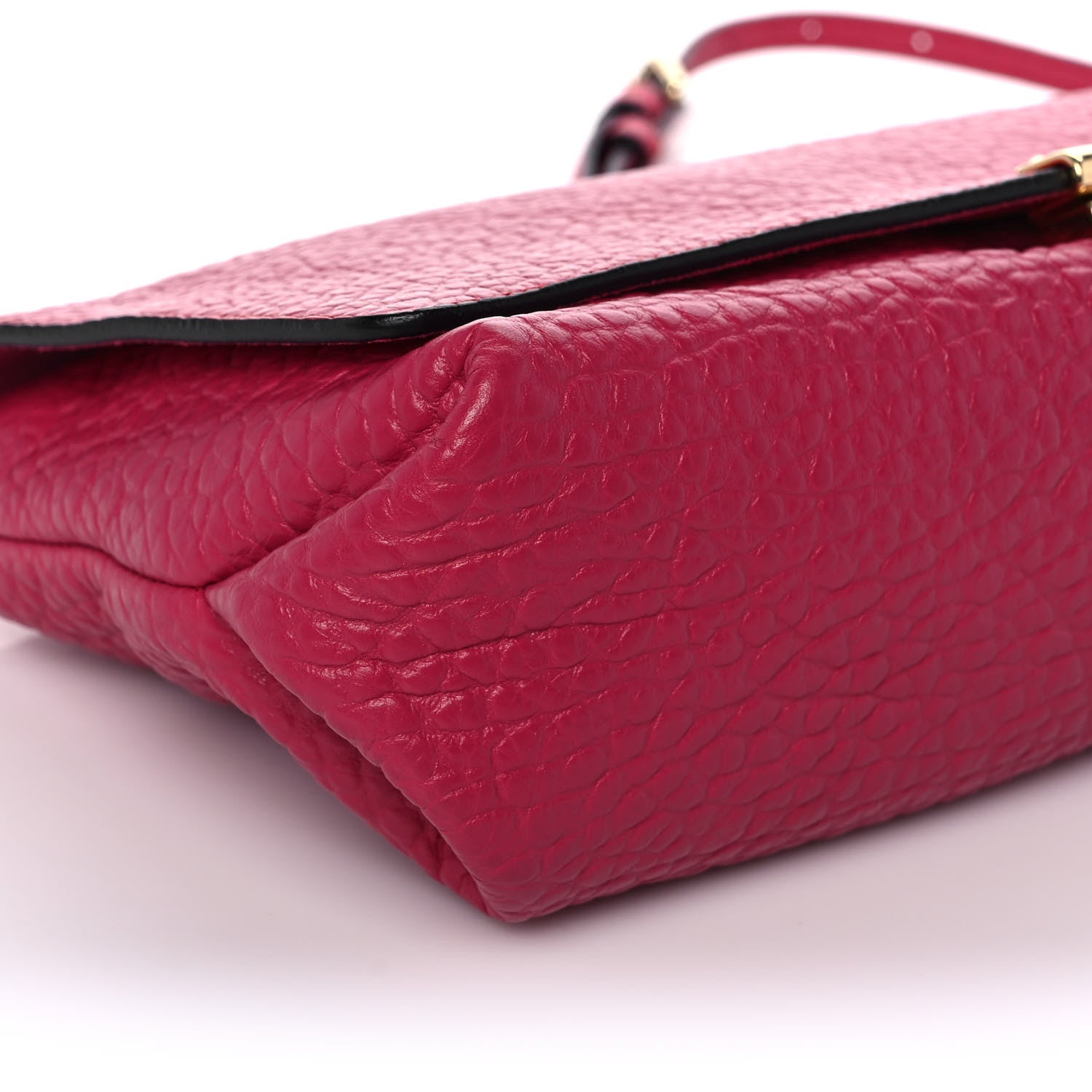 Burberry Signature Grain Medium Mildenhall Crossbody Bag Dark Plum 6 of 7