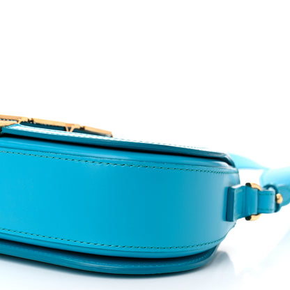 Versace Calfskin Medium Greca Goddess Shoulder Bag Light Blue 9 of 11