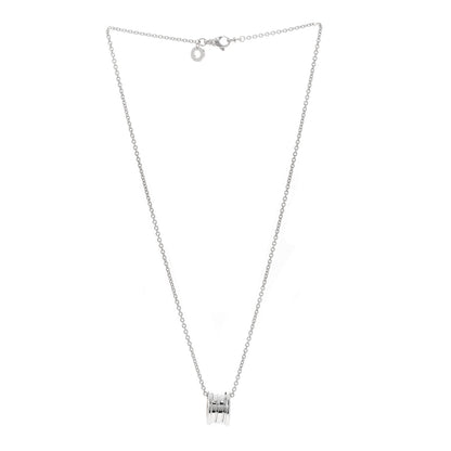 Bulgari 18K White Gold B.Zero1 Pendant Necklace 3 of 4