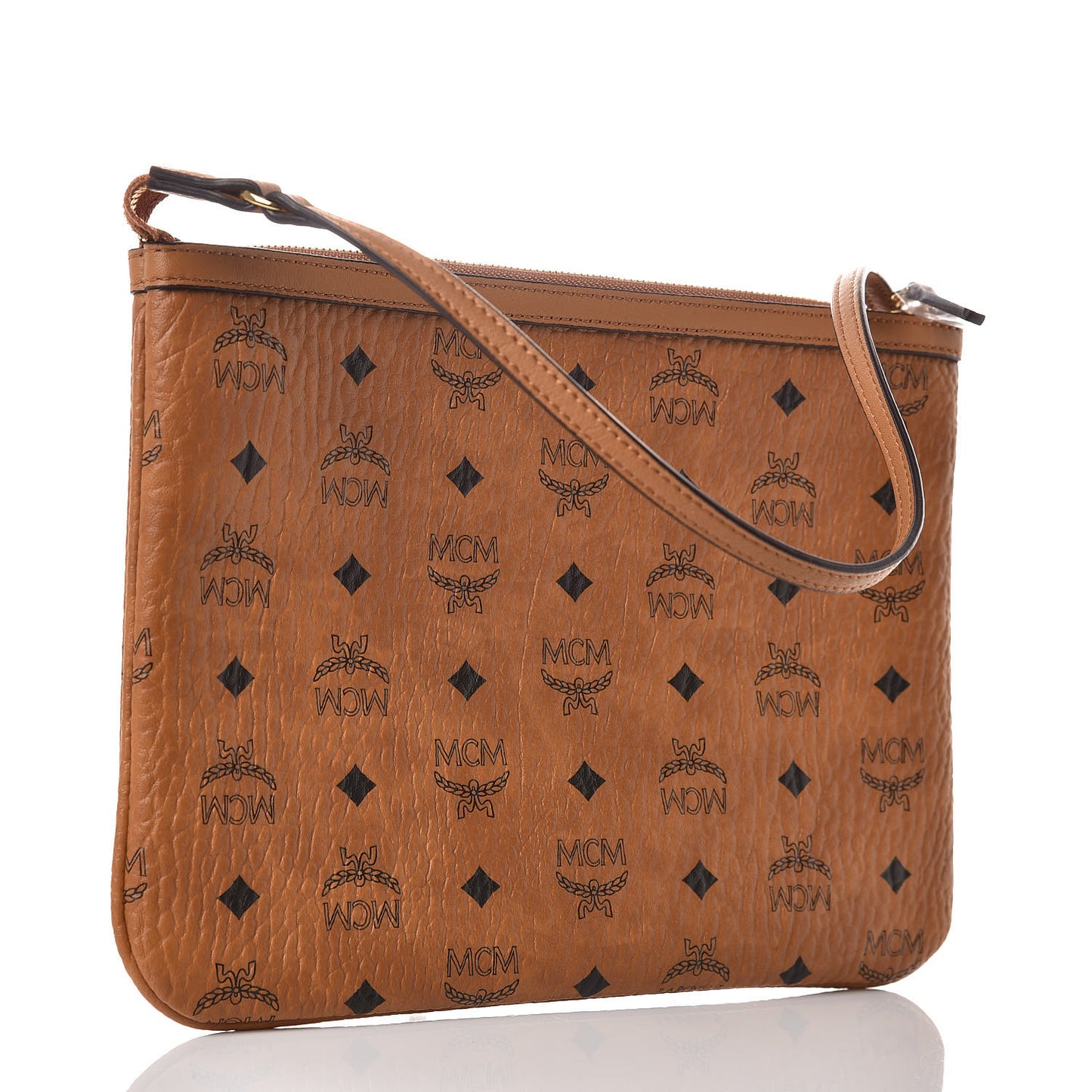 Visetos Liz Shopper Tote Pouch Cognac