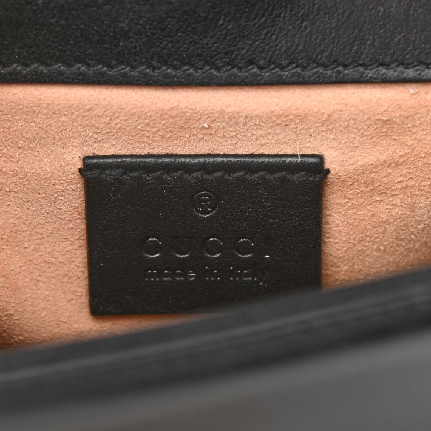 Calfskin Matelasse Mini GG Marmont Top Handle Shoulder Bag Black