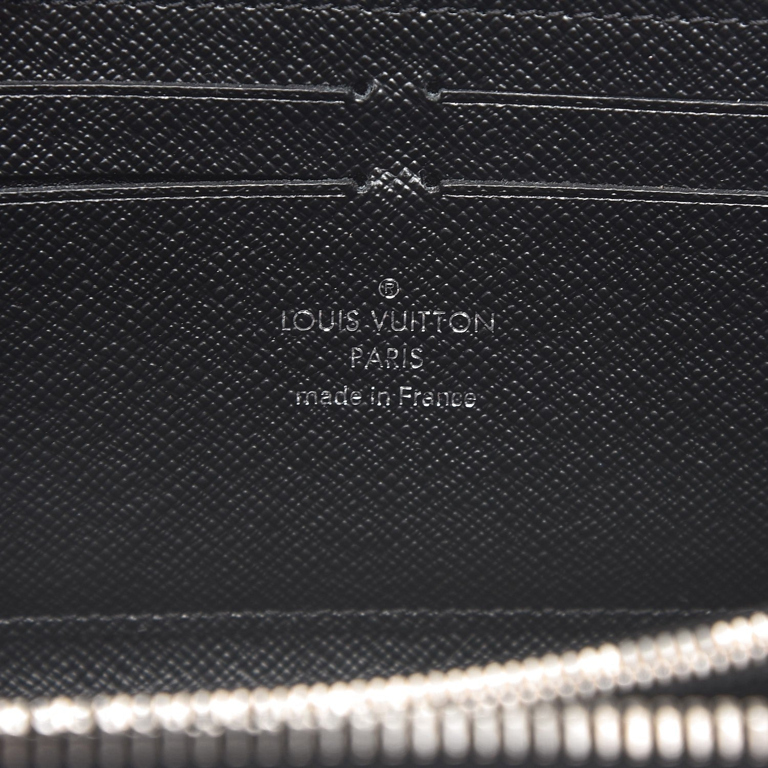 Louis Vuitton Epi Clemence Wallet Black 6 of 7