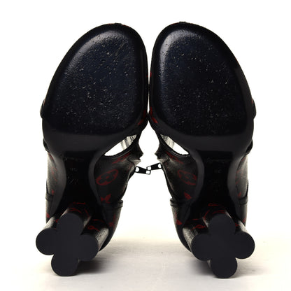 Louis Vuitton Monogram Infrarouge Logomania Ankle Boots 36 Black 12 of 12