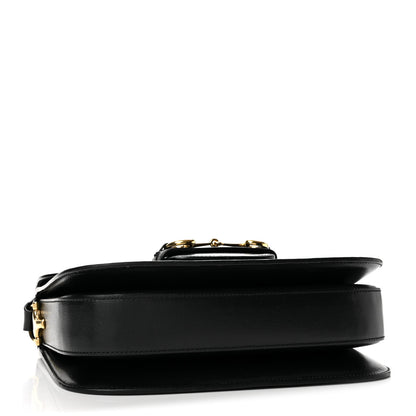 Gucci Azalea Calfskin Horsebit 1955 Shoulder Bag Black Black 4 of 10