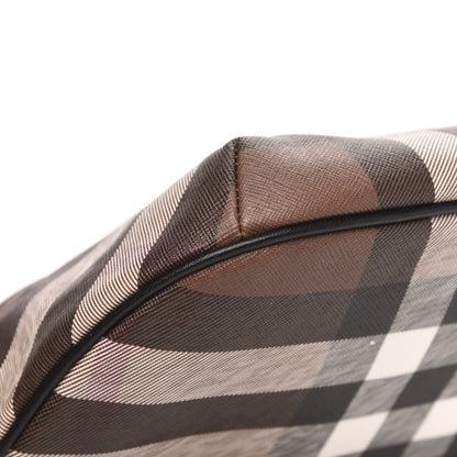 Burberry E-canvas Check Bum Bag Dark Birch Brown 8 of 9