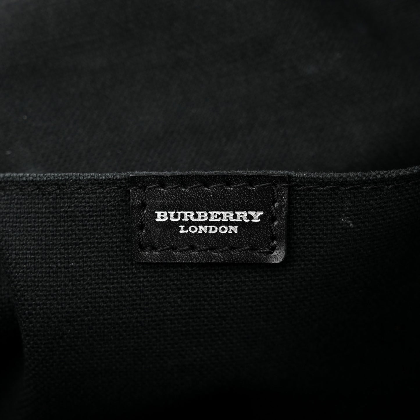 Canvas House Check Backpack Black
