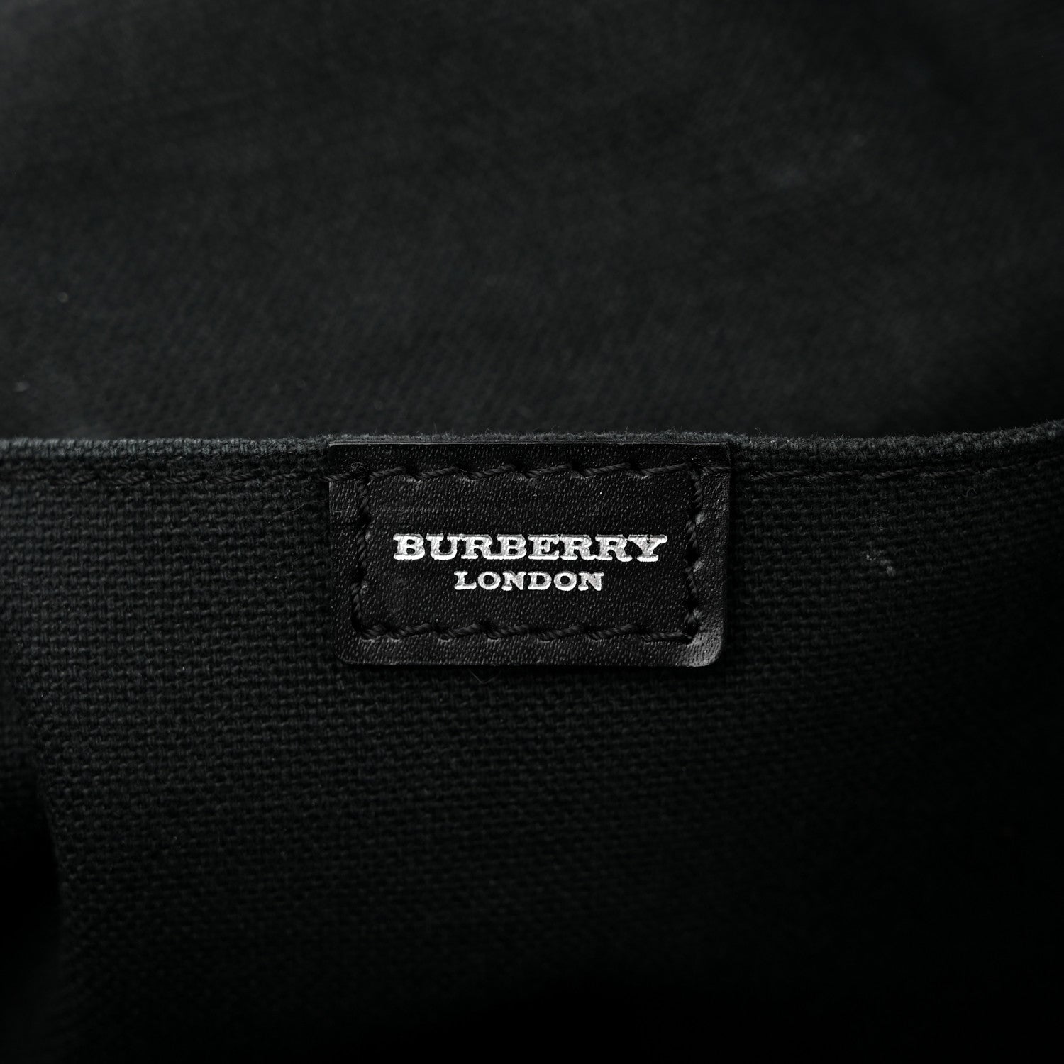 Burberry Canvas House Check Backpack Black 6 of 18