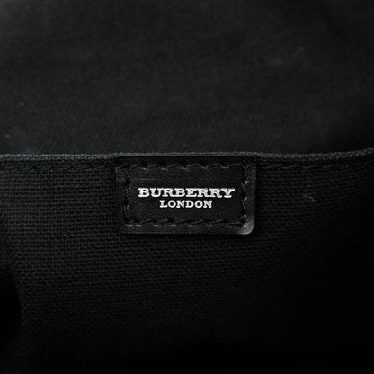 Burberry Canvas House Check Backpack Black 6 of 18
