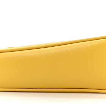 Prada Grace Lux Triangle Logo Embossed Triangle Wristlet Pouch Sole 8 of 9