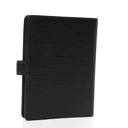 Louis Vuitton Epi Medium Ring Agenda Cover Black 2 of 6