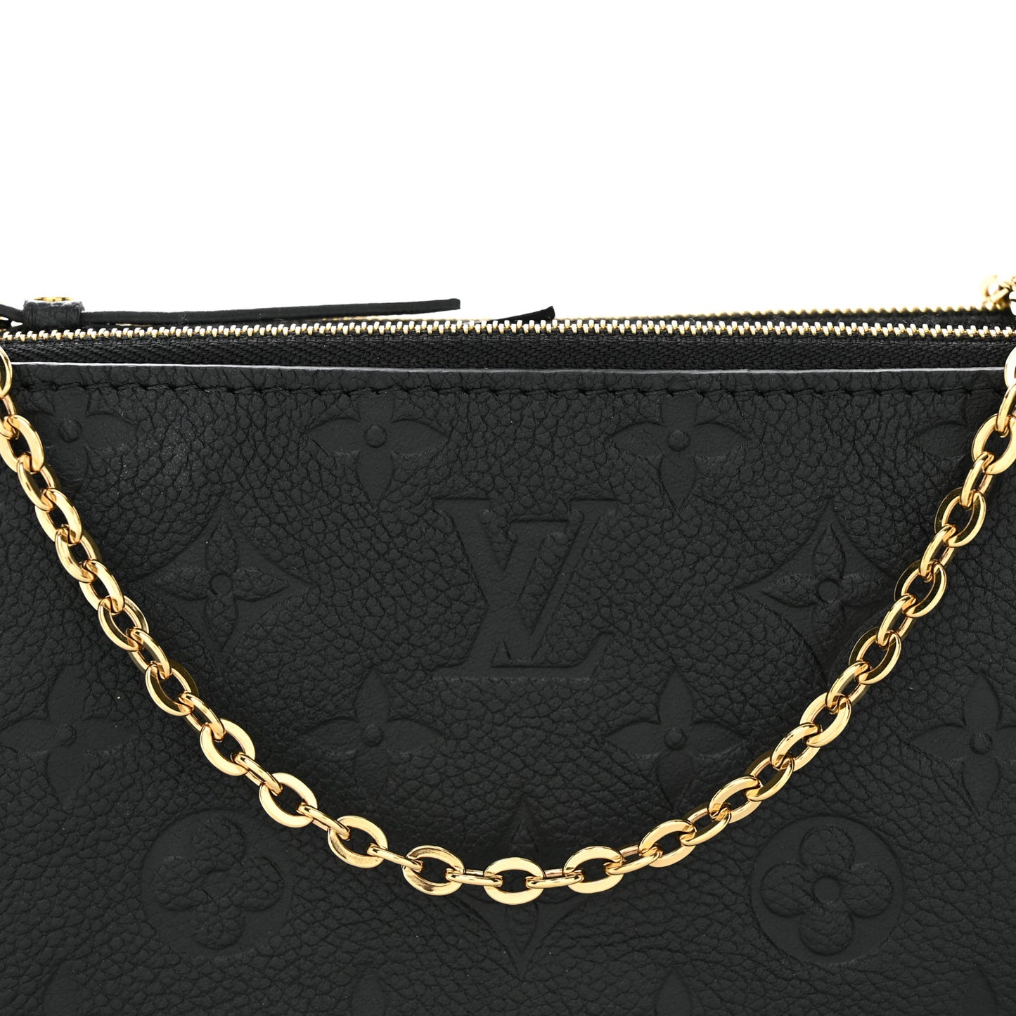 Empreinte Double Zip Pochette Black