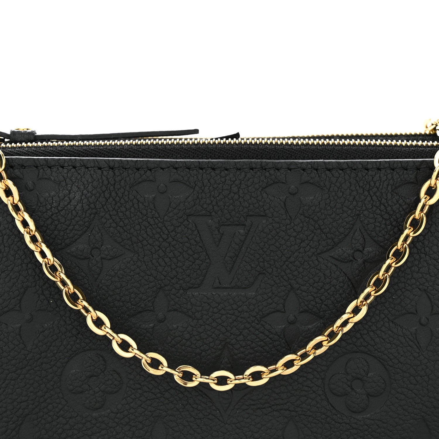 Louis Vuitton Empreinte Double Zip Pochette Black 7 of 10