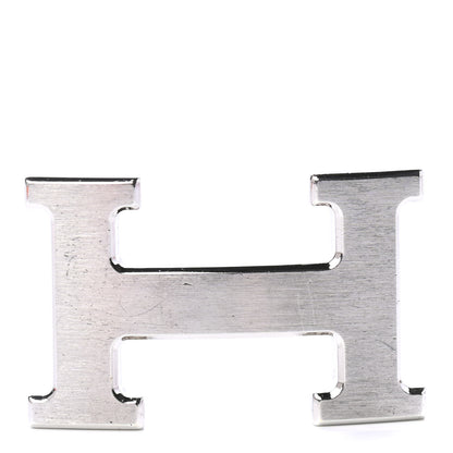 Hermes Brushed Palladium 32mm H Belt Buckle 1 of 3