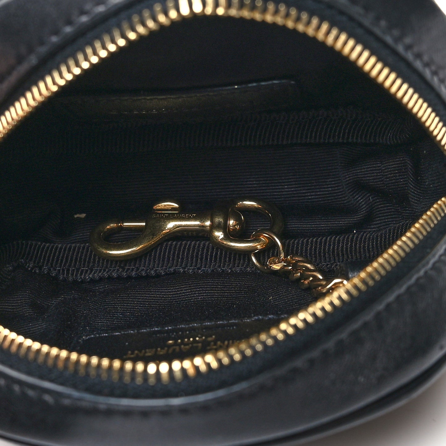 Lambskin Quilted Lolita Cosmetic Pouch Black