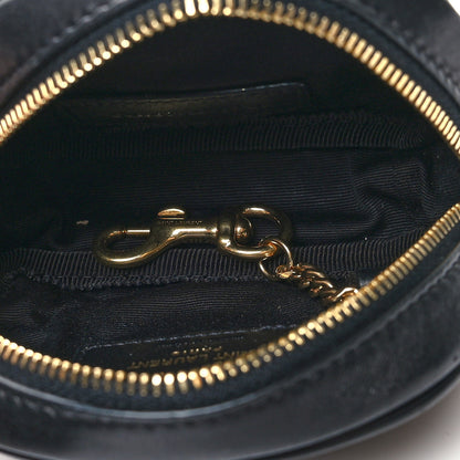 Saint Laurent Lambskin Quilted Lolita Cosmetic Pouch Black 5 of 9
