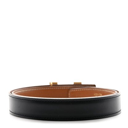 Hermes Swift Epsom 24mm Constance H Belt 70 Black Gold 2 of 6