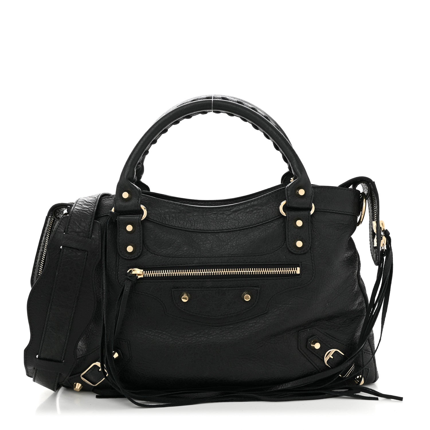 Balenciaga Agneau Classic Gold Hardware Town Black 1 of 10