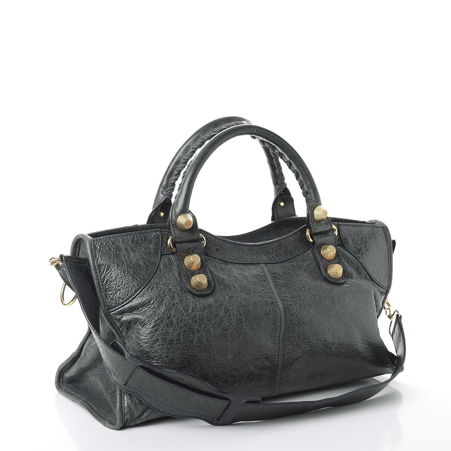 Balenciaga Agneau Giant 21 Gold Hardware Part Time Anthracite 3 of 13