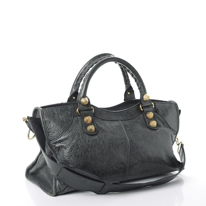 Balenciaga Agneau Giant 21 Gold Hardware Part Time Anthracite 3 of 13