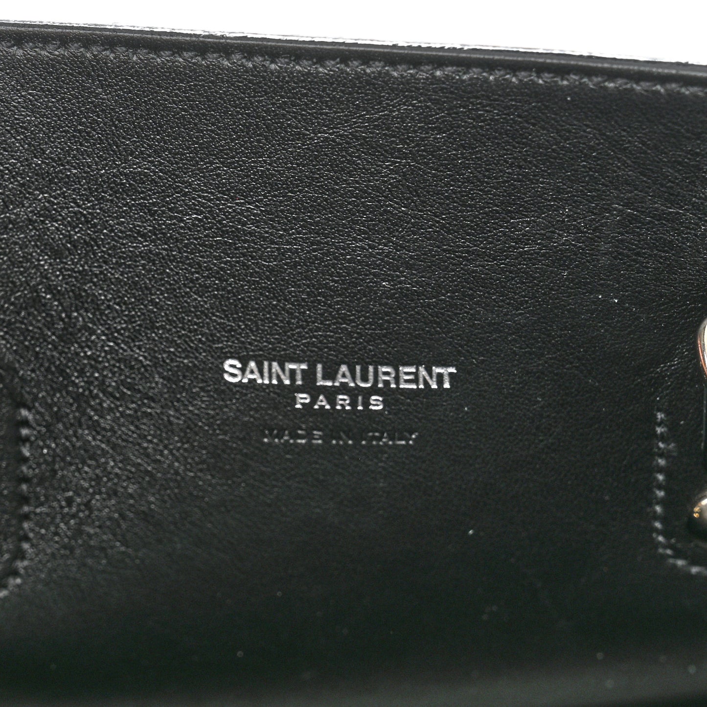 Grained Calfskin Baby Sac De Jour Black