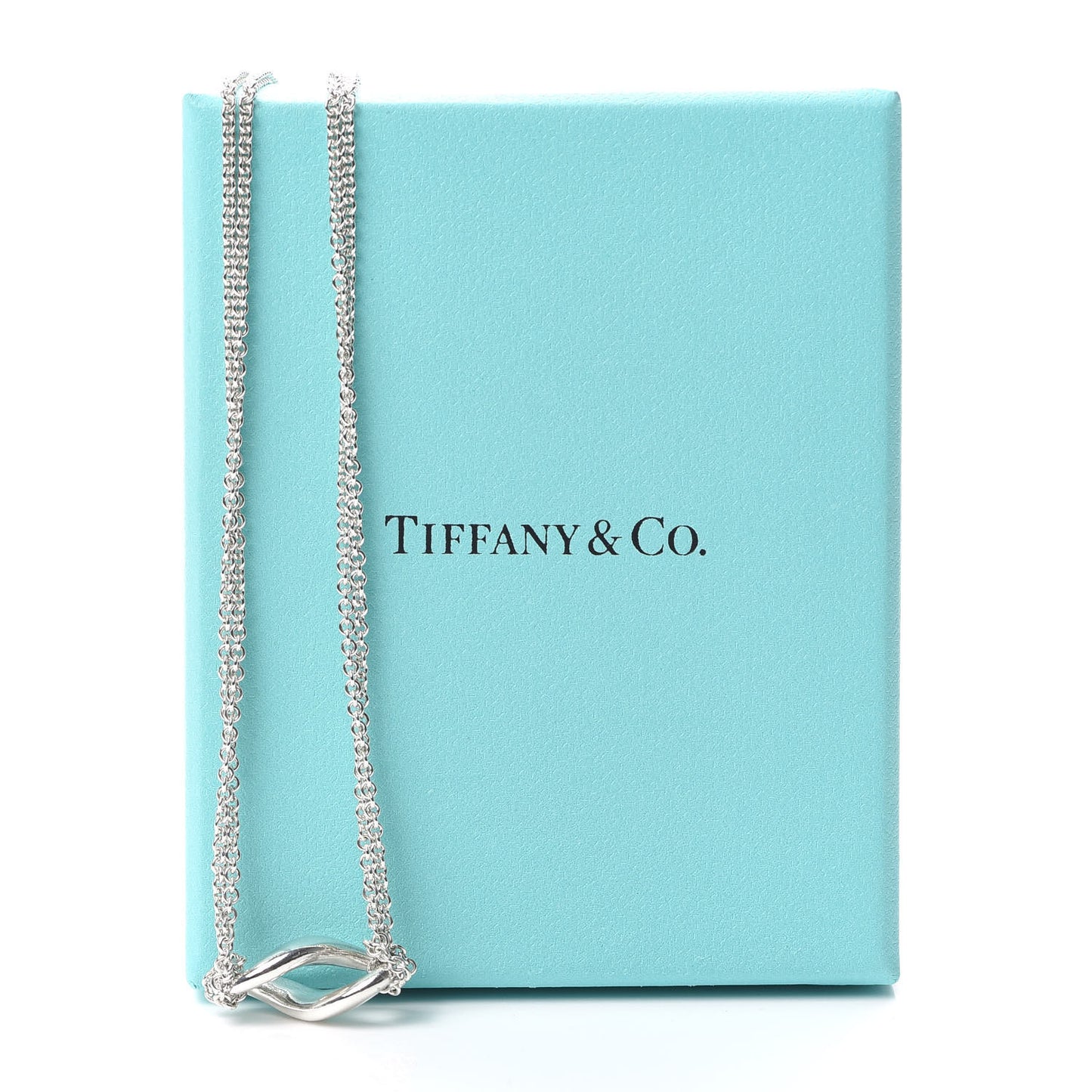 Sterling Silver Figure 8 Pendant Necklace