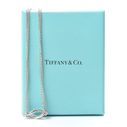 Tiffany Sterling Silver Figure 8 Pendant Necklace 6 of 6