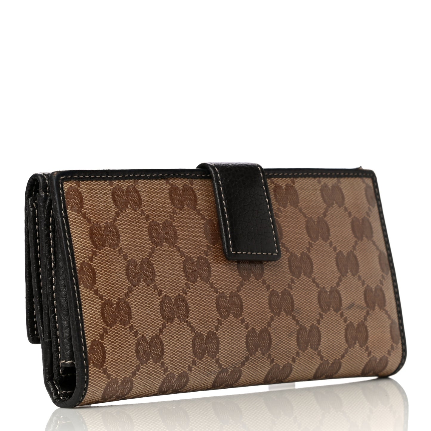 Calfskin Monogram Blondie Continental Wallet Dark Brown
