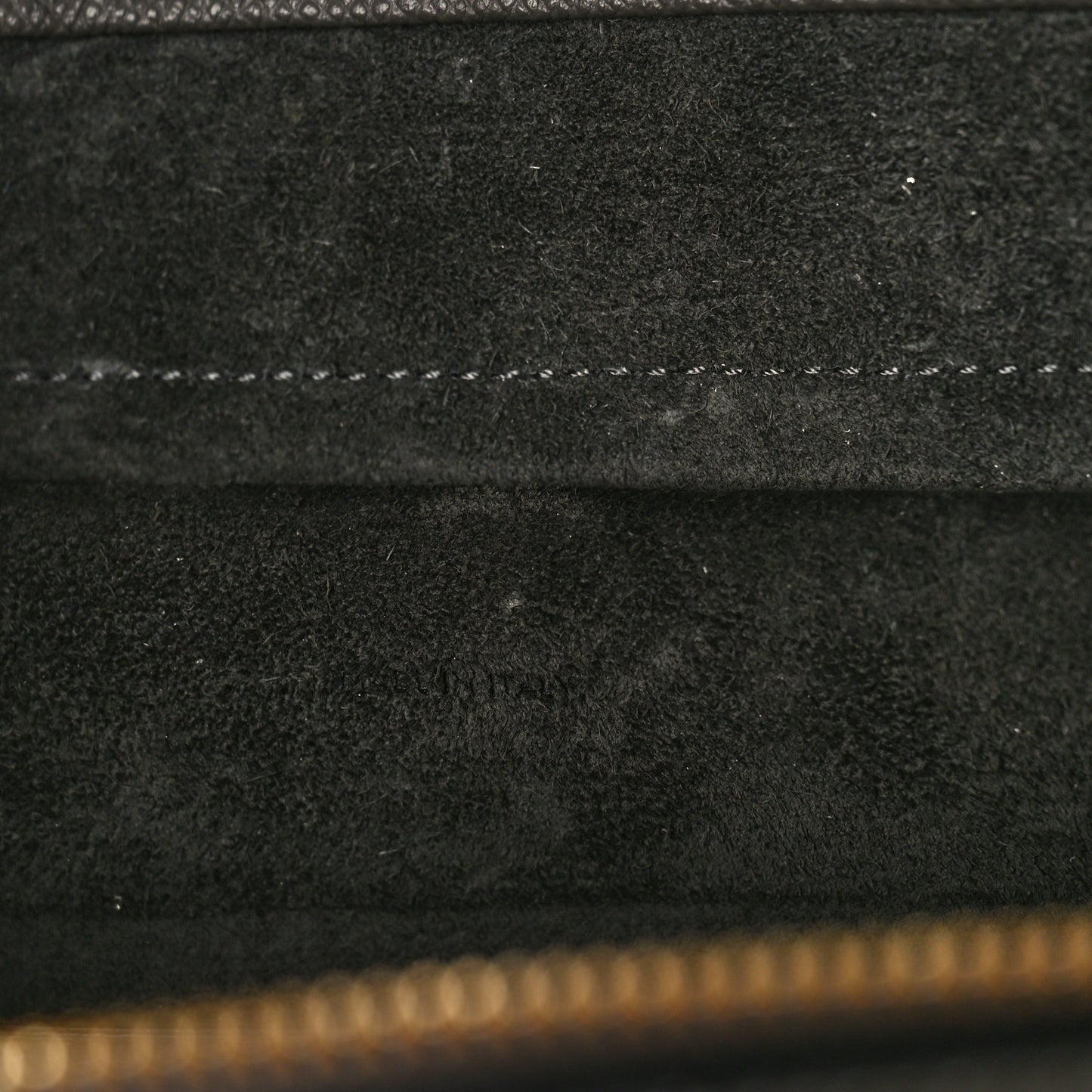 Grained Calfskin Micro Belt Bag Grey